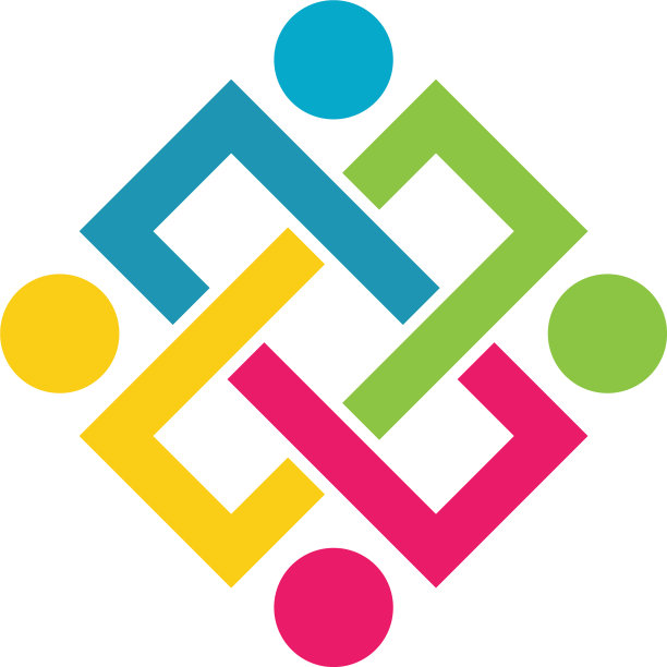 社区网络和社会图标图片下载