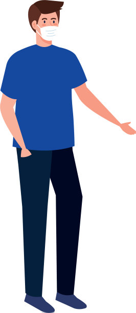 人与医疗面具设计图片下载