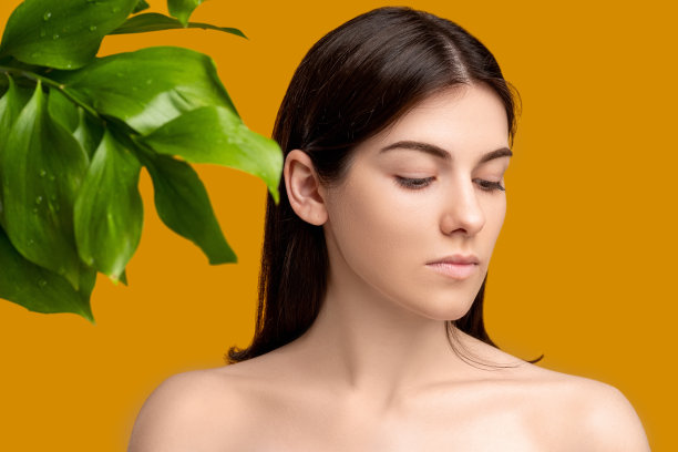 美颜美容完美肌肤清新女人图片下载