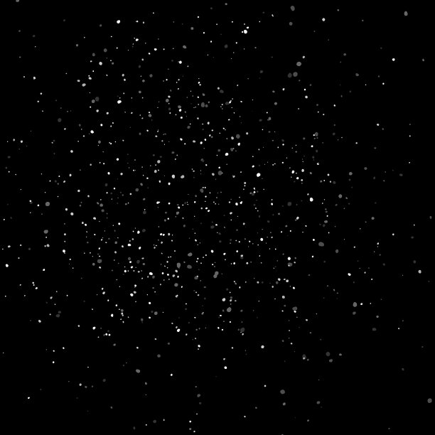 星星落在夜空，闪耀着星光图片下载