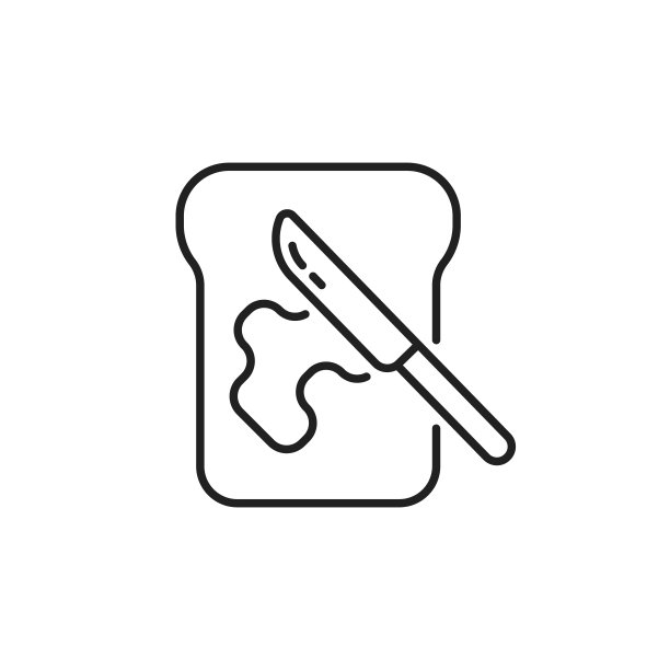 涂有黄油的黑细面包图片下载