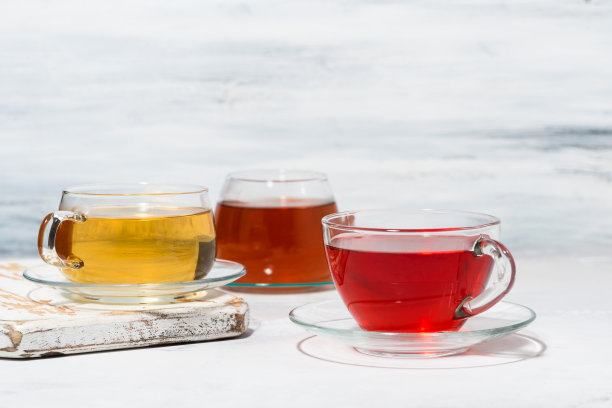 各式各样的茶杯茶图片下载