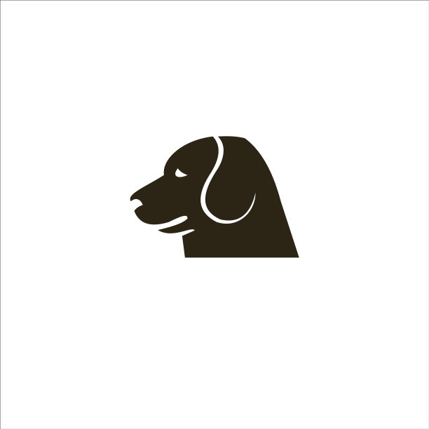 动物狗标志模板图片下载