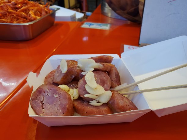 台湾夜市街头小吃图片下载