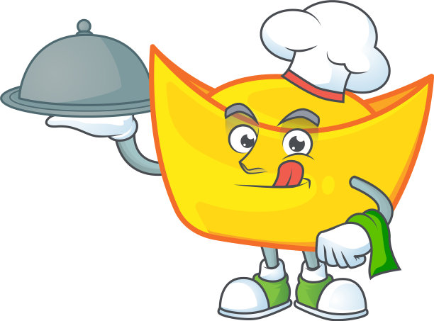 中国的金元宝在用托盘做饭图片下载