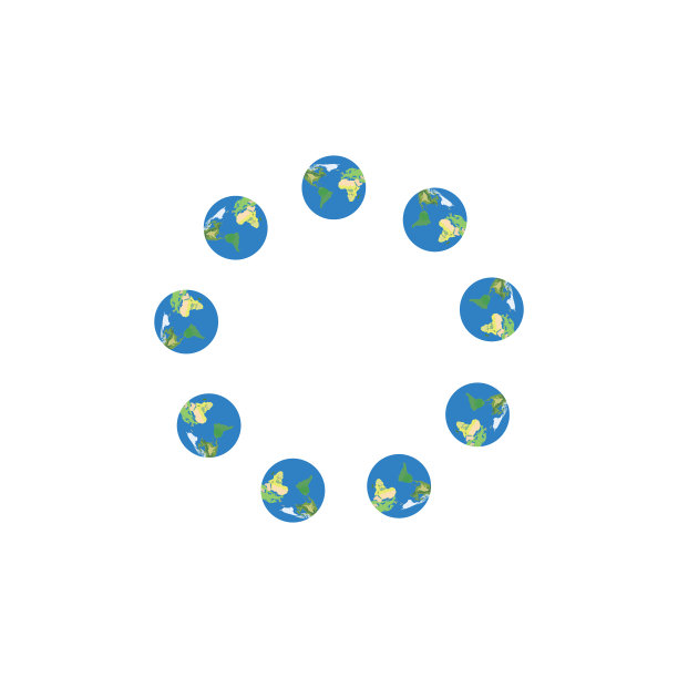 行星在一个圆会徽标志圆图片下载