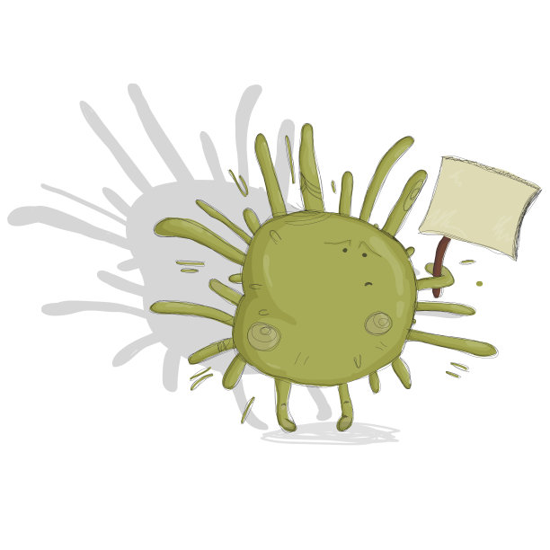 塑料污染，环境灾难，全球变暖矢量概念人物与卡通太阳。图片下载