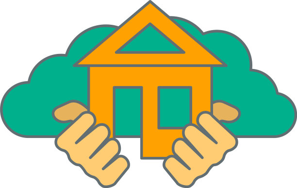 房屋在手-房地产保险标志图片下载