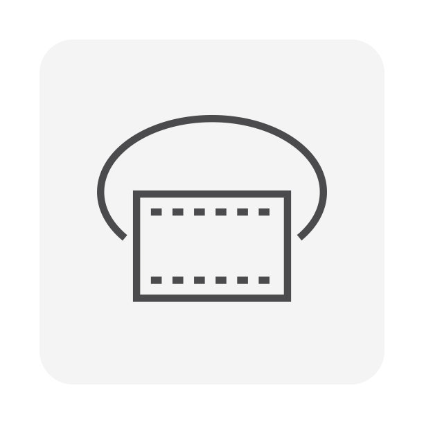 灰尘蒙版矢量线图标，可编辑的笔触。图片下载