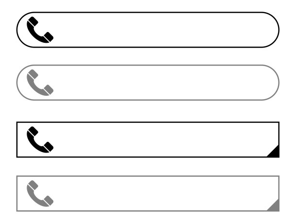 可以用来表示电话号码的插图。图片下载