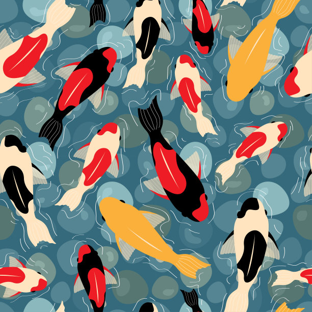 池塘里有鲤鱼图片下载