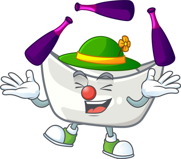 聪明的中国银锭卡通人物图片下载