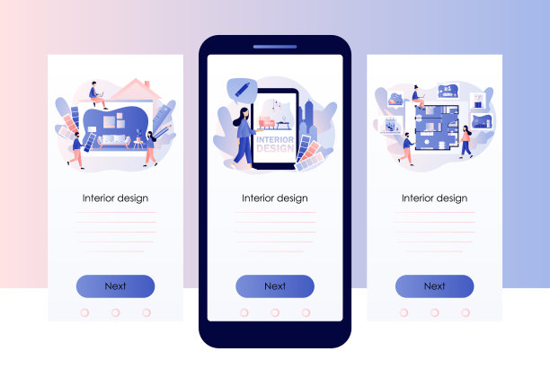室内设计概念微型设计师设计图片下载