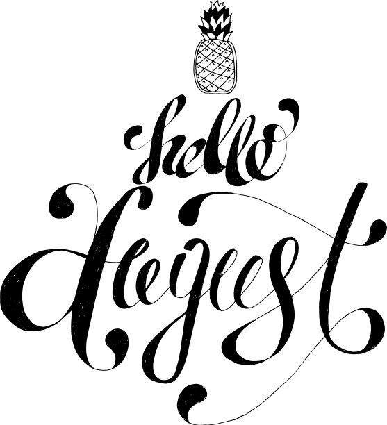 手绘你好八月海报明信片的字母图片下载