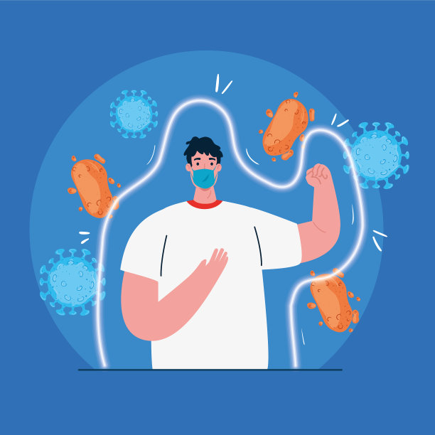 预防冠状病毒感染的防护装备图片下载