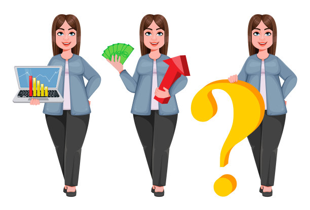 快乐的大商人女人大码图片下载