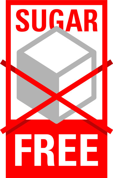 无糖标志-交叉方糖图片下载
