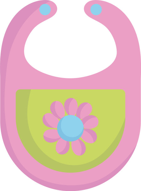 沐浴围嘴用花衣服宣布图片下载