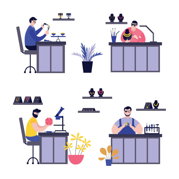 珠宝工作集图片下载