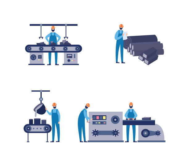 为有工人的铸造厂配套设备图片下载