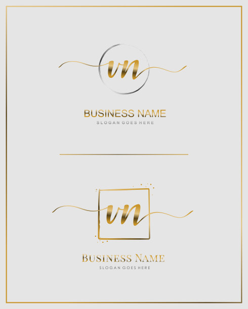 vn vn初始手写标识字母图片下载