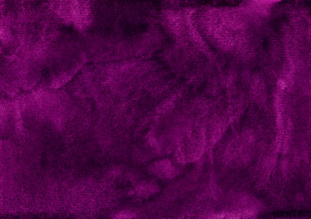 水彩暗紫罗兰背景纹理。水彩抽象深紫色背景。水平模板。图片下载