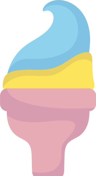 冰淇淋甜筒甜点食品孤立设计图标图片下载