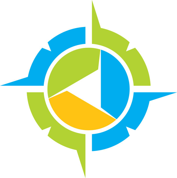 指南针标志tempate插图图片下载