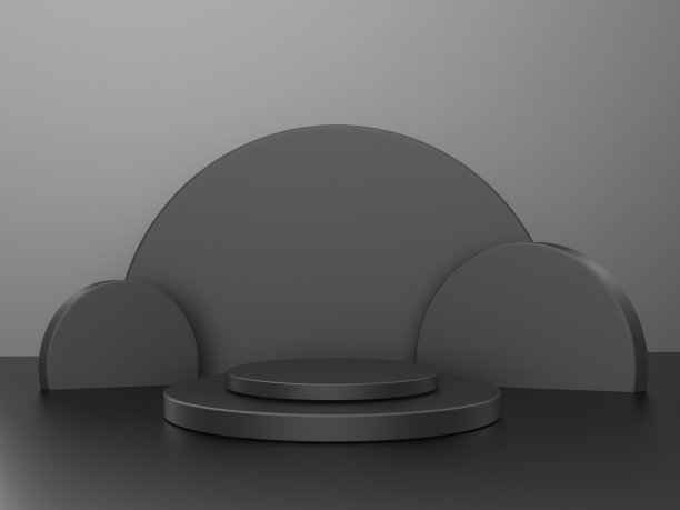 产品展示的几何形状的讲台。图片下载