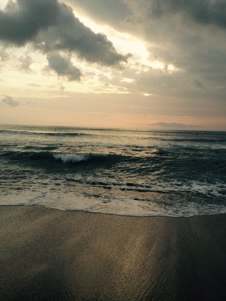 库塔海滩日落第二部分图片下载