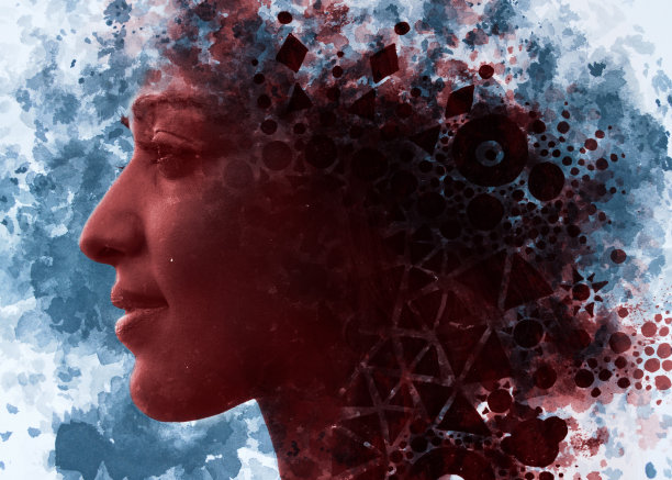 创造性的肖像照片处理图片下载