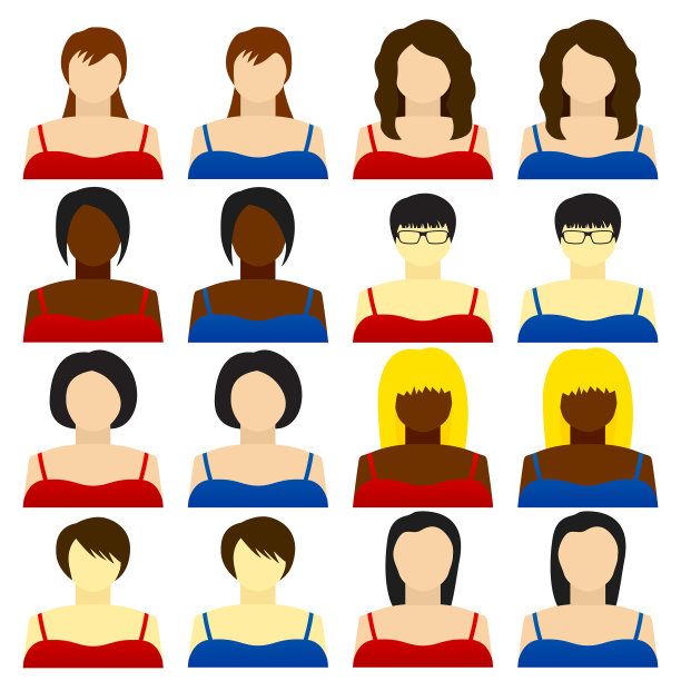 女人的图标图片下载