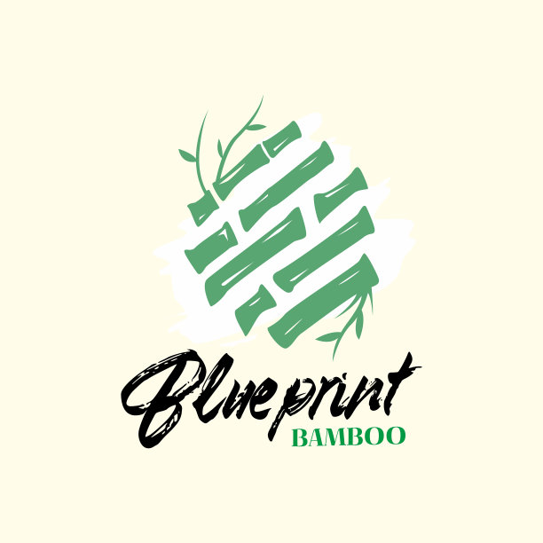 竹制设计的蓝图图片下载