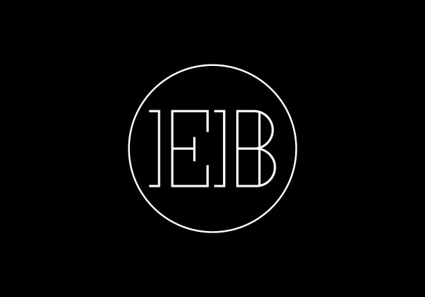 首字母e b标志设计模板图片下载