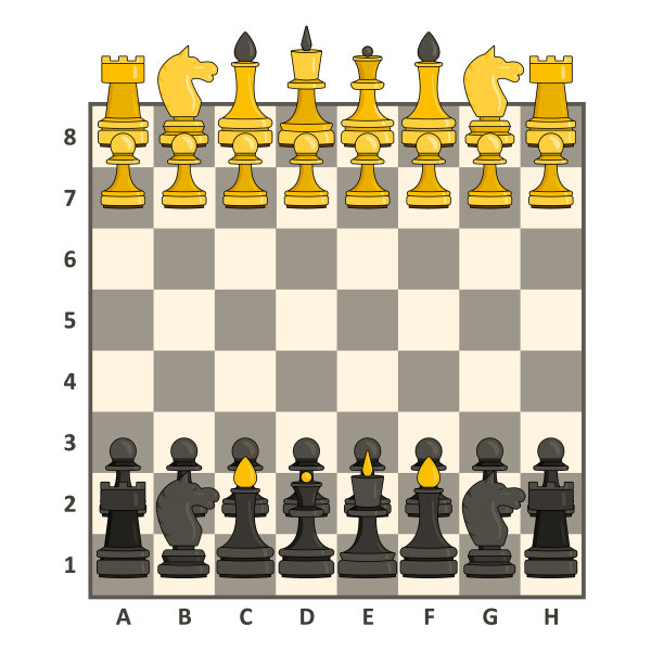 把棋子放在棋盘上图片下载