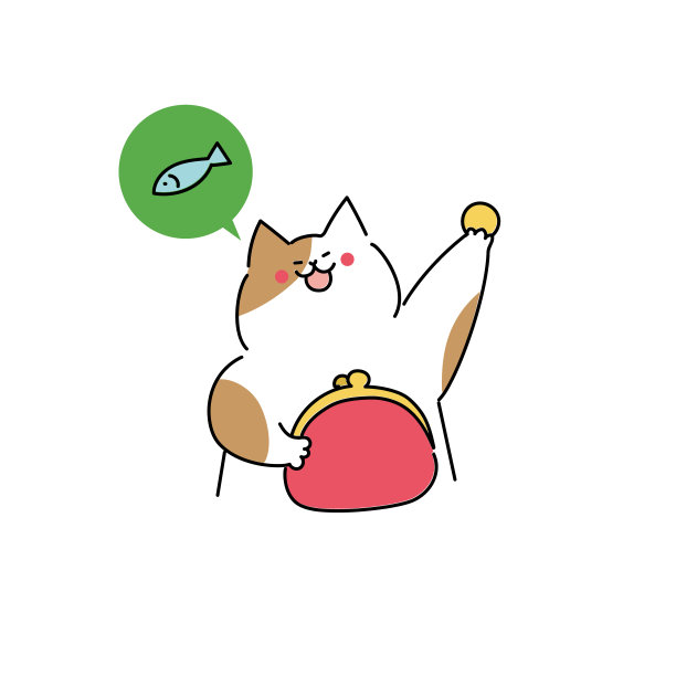 想用现金买鱼的猫咪图片下载
