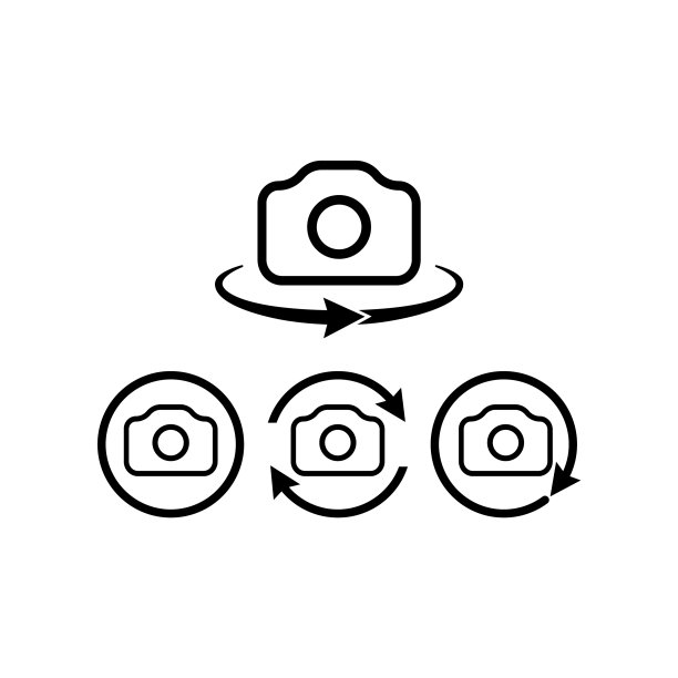 摄像头360度全景摄像头照片图标图片下载