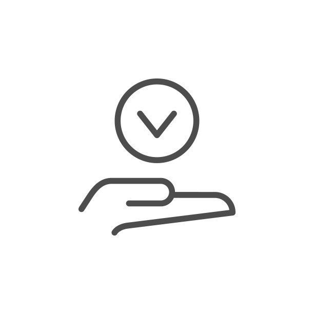 手绘线条勾选图标图片下载