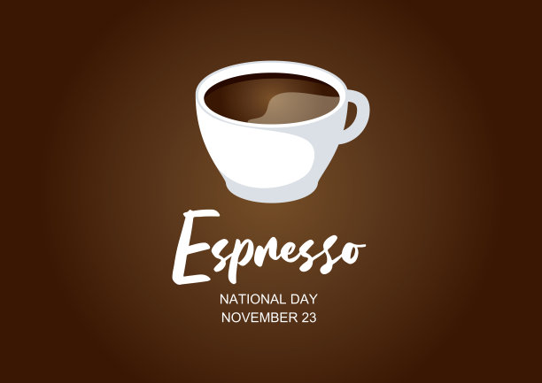 全国浓缩咖啡日矢量图片下载