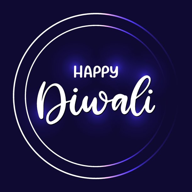 快乐排灯节书法矢量插图。庆祝节日是印度的一个传统节日。刻字在坐标系。图片下载
