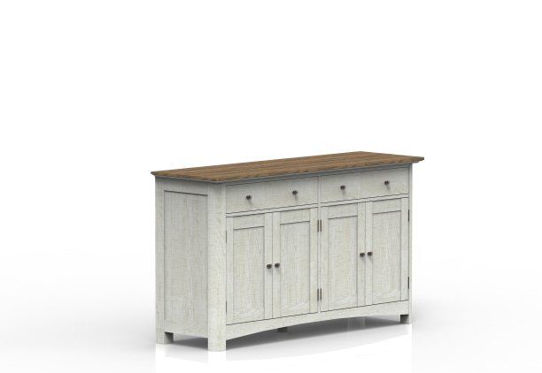 渲染三维橱柜，边板，咖啡桌家具图片下载