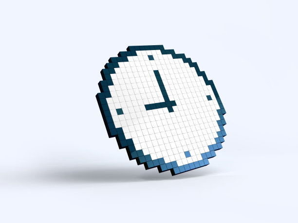 3 d像素图标。图片下载