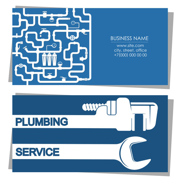 水钥匙管道维修名片图片下载