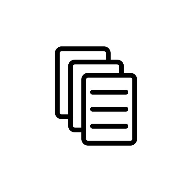 纸图标线条艺术设计图片下载