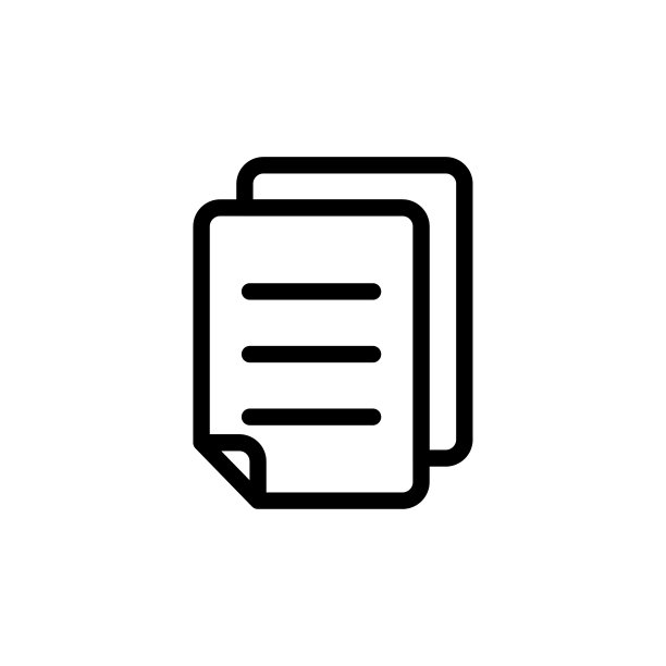 纸图标线条艺术设计图片下载