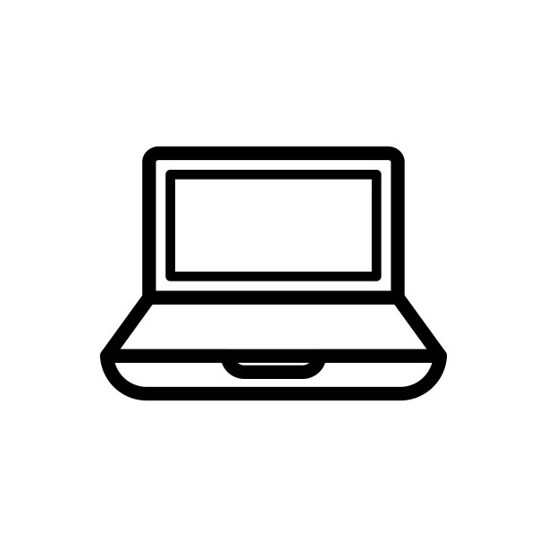 笔记本电脑图标logo插图设计图片下载
