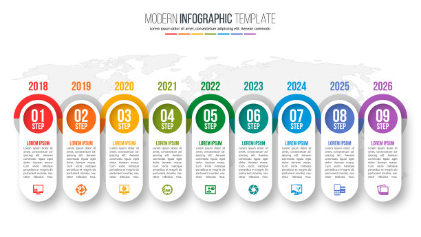 摘要三维纸张信息图。业务模板。矢量信息图图片下载