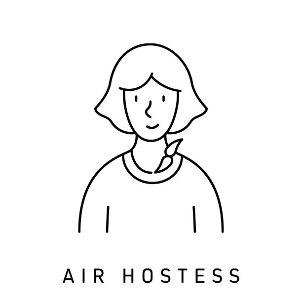 空中小姐头像图标图片下载
