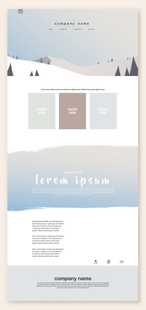 彩色抽象网站模板背景图片下载