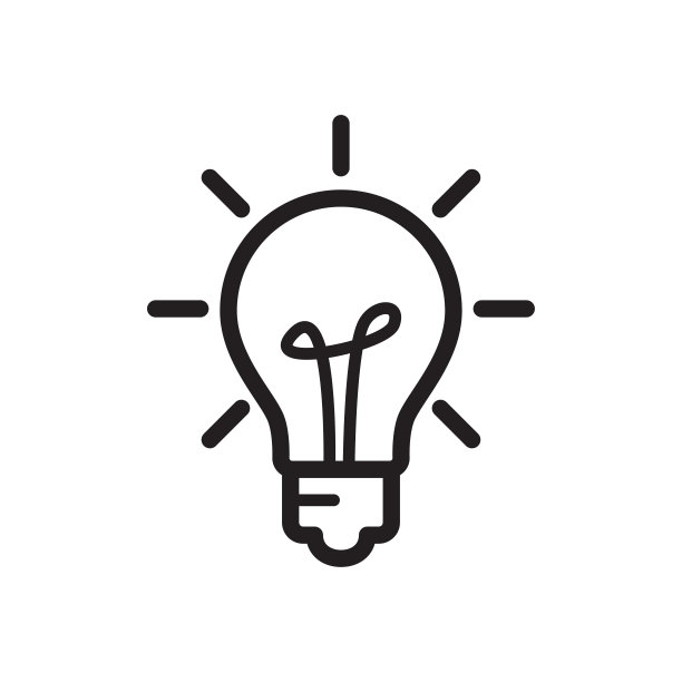 灯泡图标logo插图图片下载